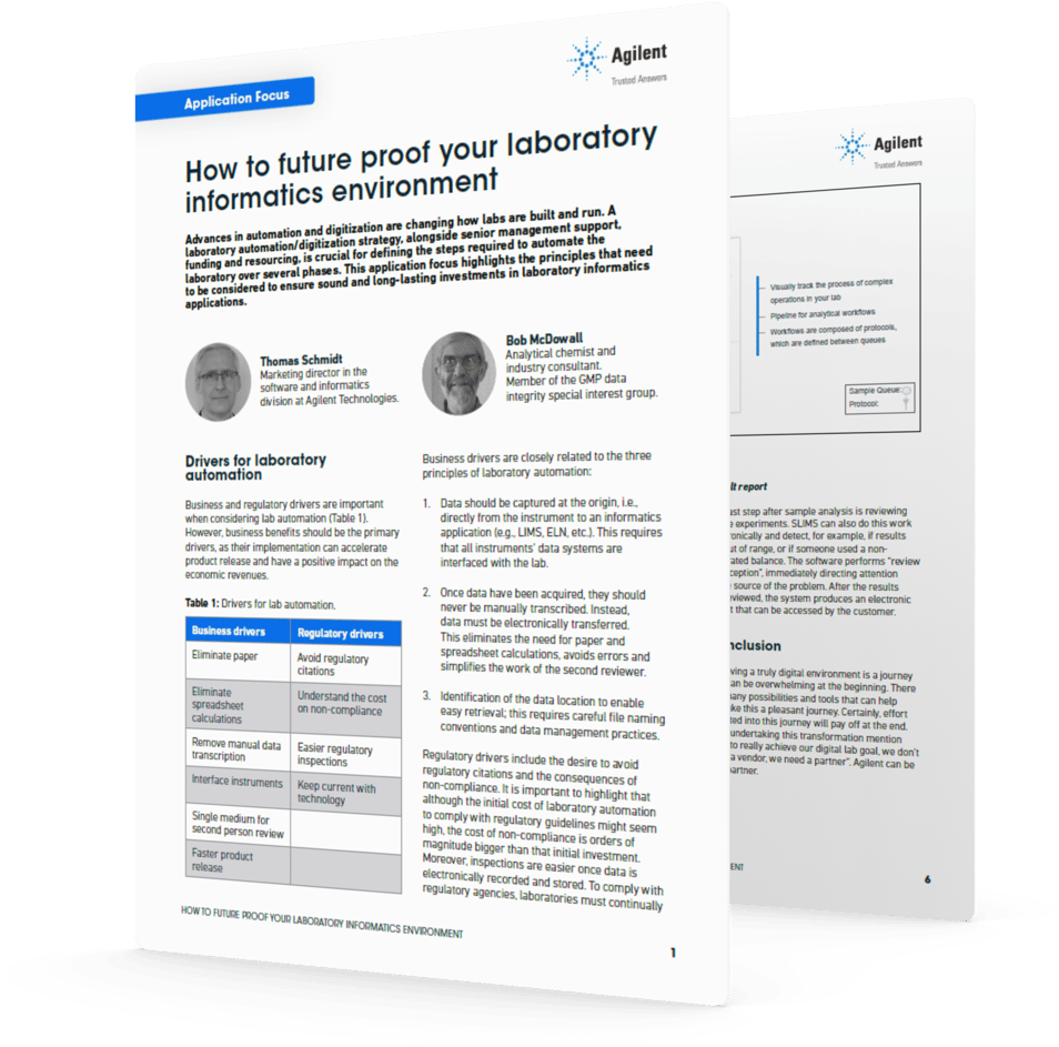 How to Future Proof Your Laboratory Informatics Environment
