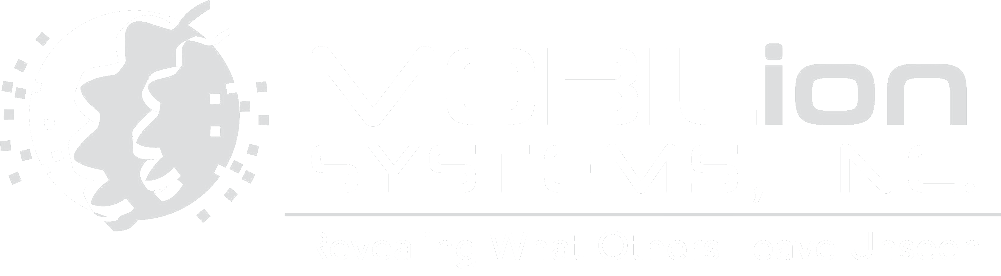 MOBILion系统标志白色