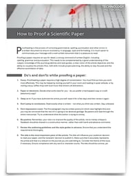 HowToProofAScientificPaper