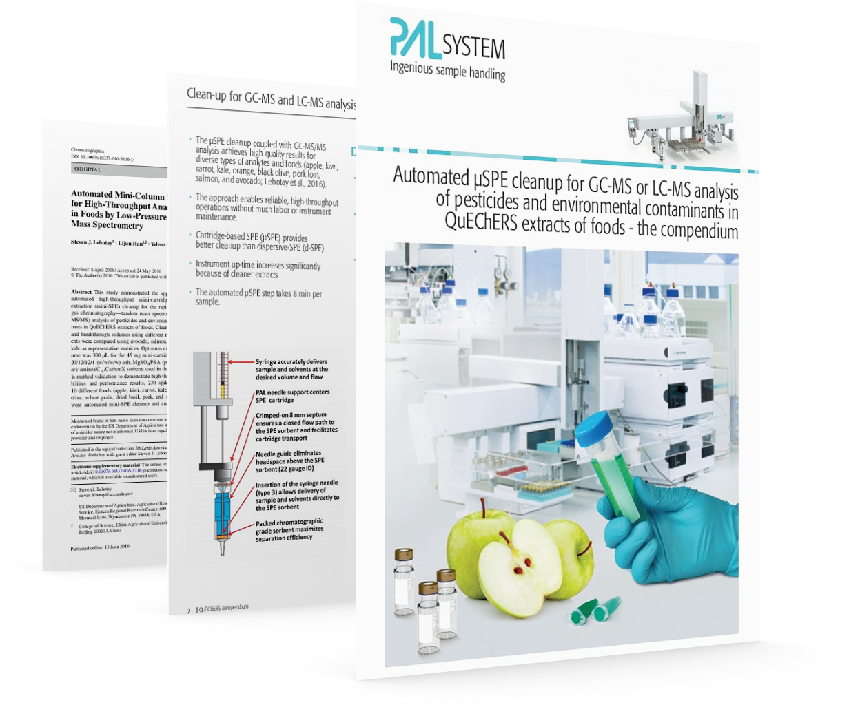Automated Clean-Up for GC-MS or LC-MS Analysis of Pesticides and ...