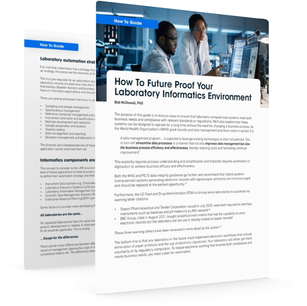 How To Future Proof Your Laboratory Informatics Environment